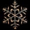 13.5" Lighted Snowflake Christmas Window Silhouette Decoration